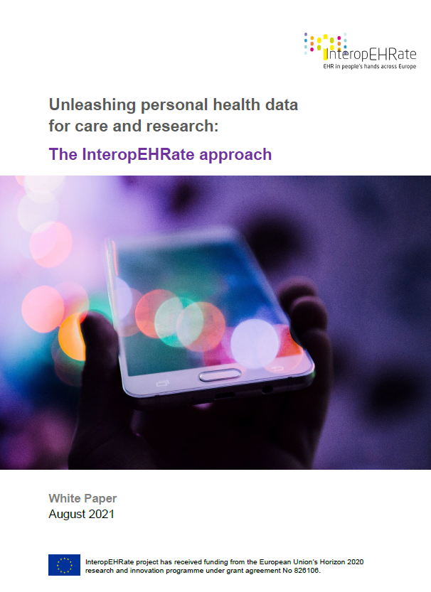 Unleashing personal health data for care and research – The InteropEHRate approach